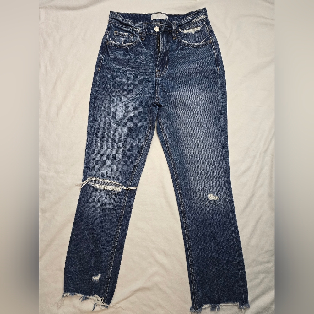Vervet high rise distressed Blye Denim jeans size 25